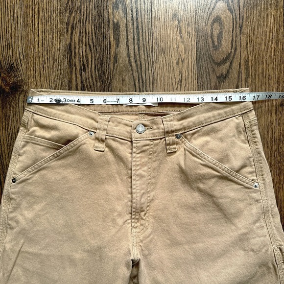 Levi Strauss Signature Carpenter Pants Khaki Utility Workwear W34 L30‎ - Picture 4 of 8